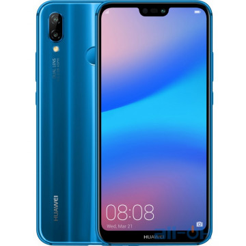 Huawei P20 Lite 4/64GB Single SIM Blue (51092GPR) Global Version